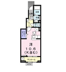 アザレアＷｅｓｔの物件間取画像